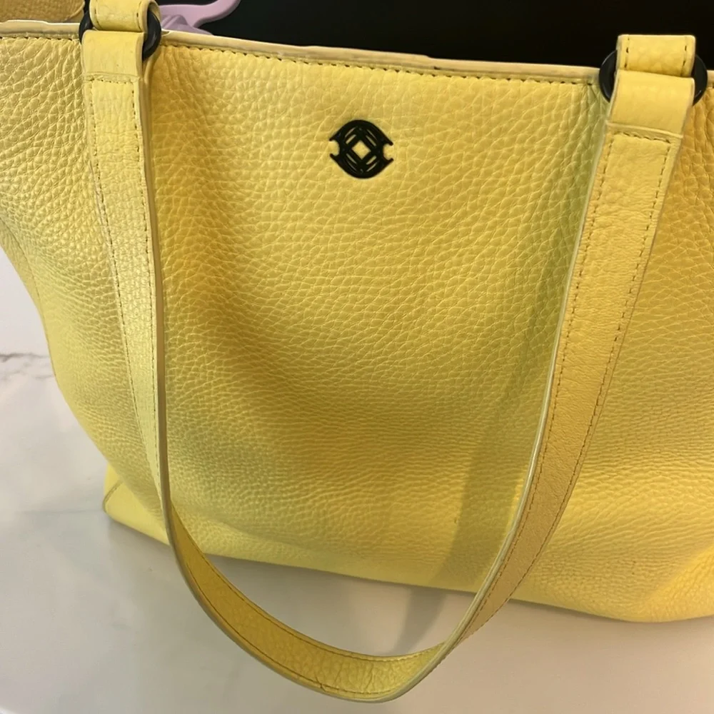 Dagne Dover ‘Allyn’ Large Tote in Butter Yellow - Picture 2 of 13